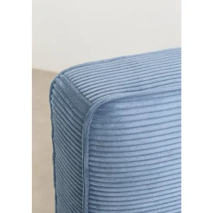 KARE Design Cama East Side Cord azul 180x200 cm Sale