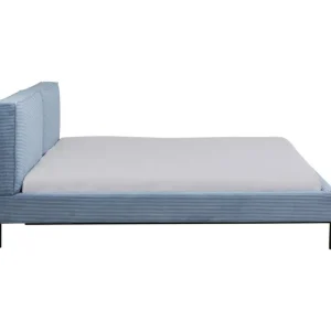 KARE Design Cama East Side Cord azul 180x200 cm Sale