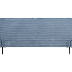 KARE Design Cama East Side Cord azul 180x200 cm Sale