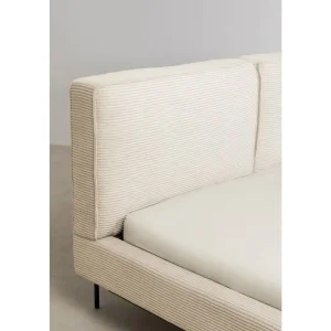 KARE Design Cama East Side Cord creme 180x200 cm Discount