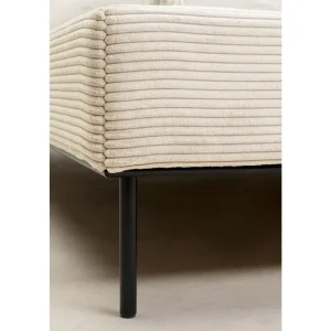 KARE Design Cama East Side Cord creme 180x200 cm Discount