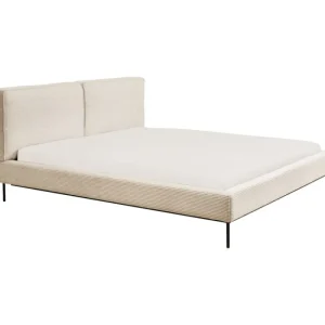 KARE Design Cama East Side Cord Creme 160x200 cm Outlet