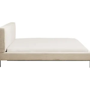 KARE Design Cama East Side Cord creme 180x200 cm Discount