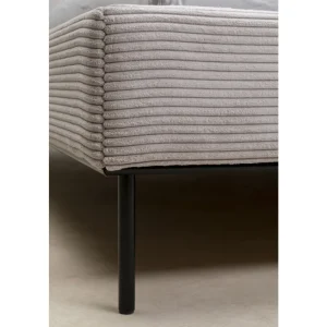 KARE Design Cama East Side Cord Grey 160x200 cm Clearance