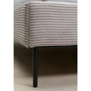 KARE Design Cama East Side Cord Grey 180x200 cm Sale