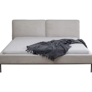 KARE Design Cama East Side Cord Grey 180x200 cm Sale
