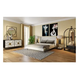 KARE Design Cama Tivoli Ecru 180x200cm Hot