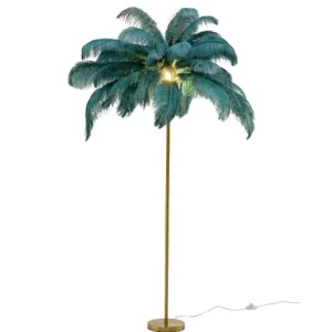 KARE Design Candeeiro de Chão Feather 165cm Green Outlet