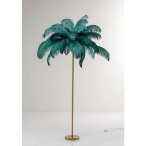 KARE Design Candeeiro de Chão Feather 165cm Green Outlet