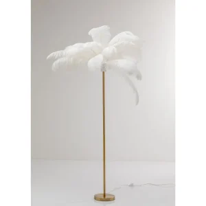 KARE Design Candeeiro de chão feather 165 cm white Best