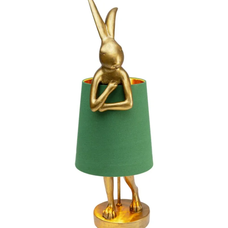 candeeiro_de_mesa_animal__0-4.webp KARE Design Candeeiro de mesa Animal Rabbit Dourado/Verde 68 cm Hot