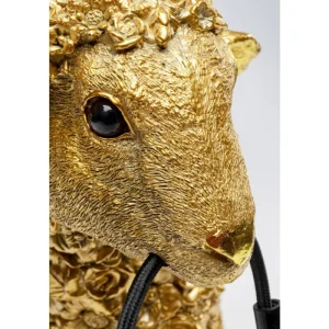 KARE Design Candeeiro de mesa Animal Sheep Gold 36cm Clearance