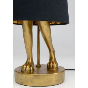 KARE Design Candeeiro de mesa Animal Rabbit Dourado/Preto 68 cm Fashion