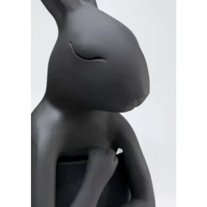 KARE Design Candeeiro de mesa Animal Rabbit Mate Preto 68 cm Online
