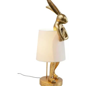 KARE Design Candeeiro de Mesa Animal Rabbit Dourado 88cm Clearance