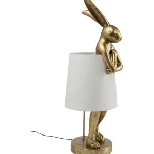 KARE Design Candeeiro de Mesa Animal Rabbit Dourado 88cm Clearance