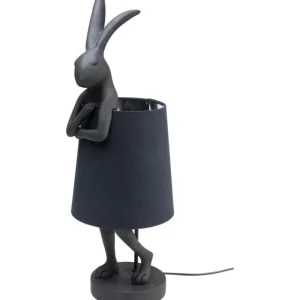 KARE Design Candeeiro de mesa Animal Rabbit Mate Preto 68 cm Online