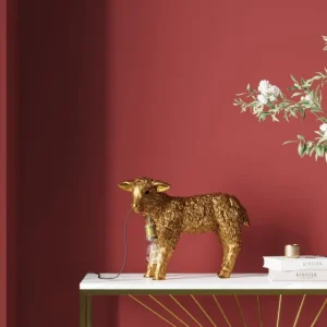 KARE Design Candeeiro de mesa Animal Sheep Gold 36cm Clearance