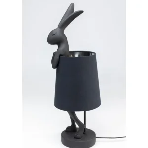 KARE Design Candeeiro de mesa Animal Rabbit Mate Preto 68 cm Online