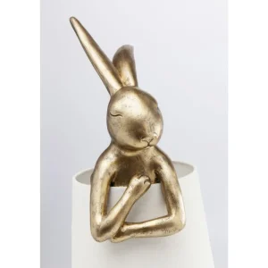 KARE Design Candeeiro de Mesa Animal Rabbit Gold 68cm Fashion