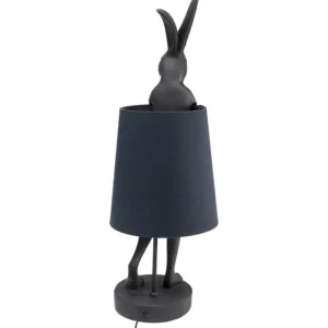 KARE Design Candeeiro de mesa Animal Rabbit Mate Preto 68 cm Online