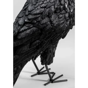 KARE Design Candeeiro de Mesa Crow Preto Mate Clearance