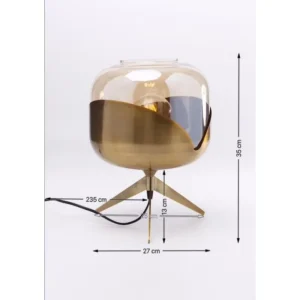 KARE Design Candeeiro de Mesa Dourado Goblet Ball Clearance