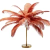 KARE Design Candeeiro de mesa Feather Palm Rusty Red 60 cm Outlet