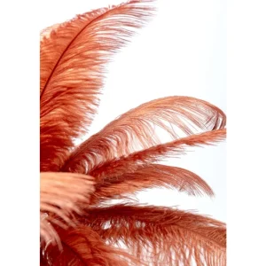 KARE Design Candeeiro de mesa Feather Palm Rusty Red 60 cm Outlet