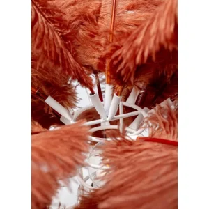 KARE Design Candeeiro de mesa Feather Palm Rusty Red 60 cm Outlet