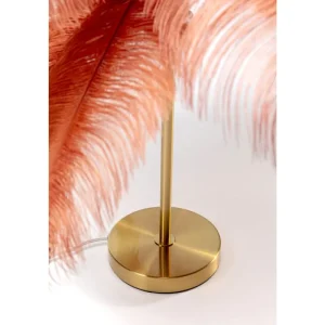 KARE Design Candeeiro de mesa Feather Palm Rusty Red 60 cm Outlet