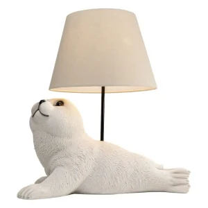 KARE Design Candeeiro de mesa Foca Branca 49 Cm Discount