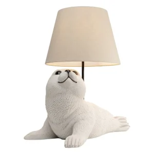 KARE Design Candeeiro de mesa Foca Branca 49 Cm Discount