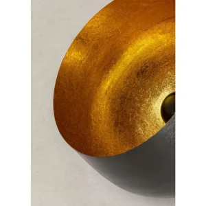 KARE Design Candeeiro de pé Apollon Smooth Black Ø50cm Fashion