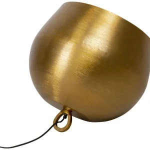 KARE Design Candeeiro de pé Apollon Smooth Dourado Ø50 cm Clearance