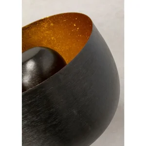 KARE Design Candeeiro de pé Apollon Smooth Black Ø28 cm Fashion