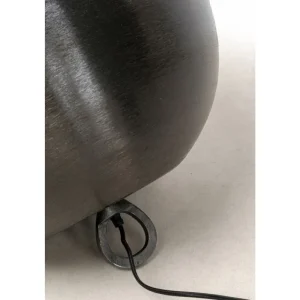 KARE Design Candeeiro de pé Apollon Smooth Black Ø50cm Fashion