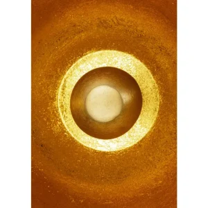 KARE Design Candeeiro de pé Apollon Smooth Dourado Ø35 cm Outlet