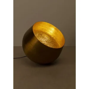 KARE Design Candeeiro de pé Apollon Smooth Dourado Ø50 cm Clearance