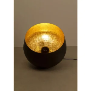 KARE Design Candeeiro de pé Apollon Smooth Black Ø50cm Fashion