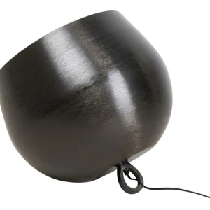 KARE Design Candeeiro de pé Apollon Smooth Black Ø50cm Fashion