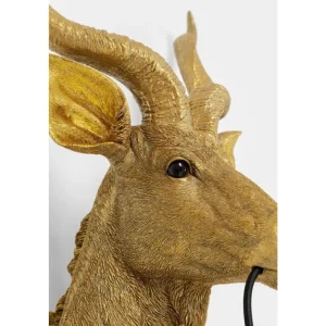 KARE Design Candeeiro de parede Animal Goat Gold 45x74 cm Discount
