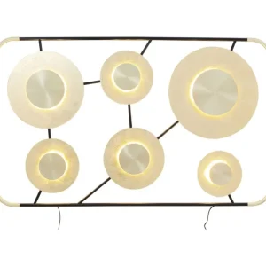 KARE Design Candeeiro De Parede Disc 6 Luzes Clearance