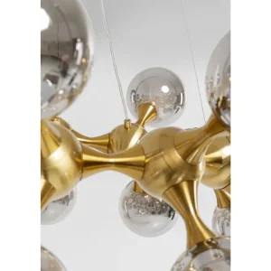 KARE Design Candeeiro de Tecto Atomic Balls Brass 74 cm Ø Clearance