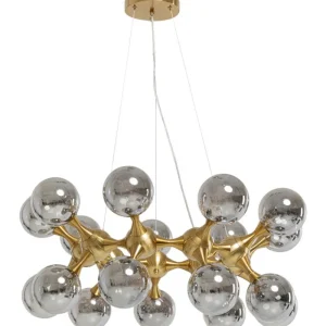 KARE Design Candeeiro de Tecto Atomic Balls Brass 74 cm Ø Clearance