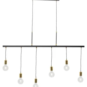 KARE Design Candeeiro de Tecto Pole Preto Six Clearance