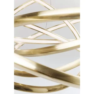 KARE Design Candeeiro de Tecto Saturn LED Gold Big Hot