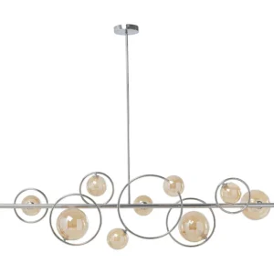 KARE Design Candeeiro de Tecto Universe Cromado 110cm New