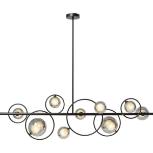 KARE Design Candeeiro de Tecto Universe Black 110 cm Fashion