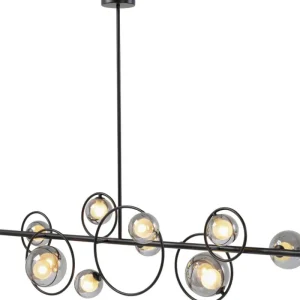 KARE Design Candeeiro de Tecto Universe Black 110 cm Fashion